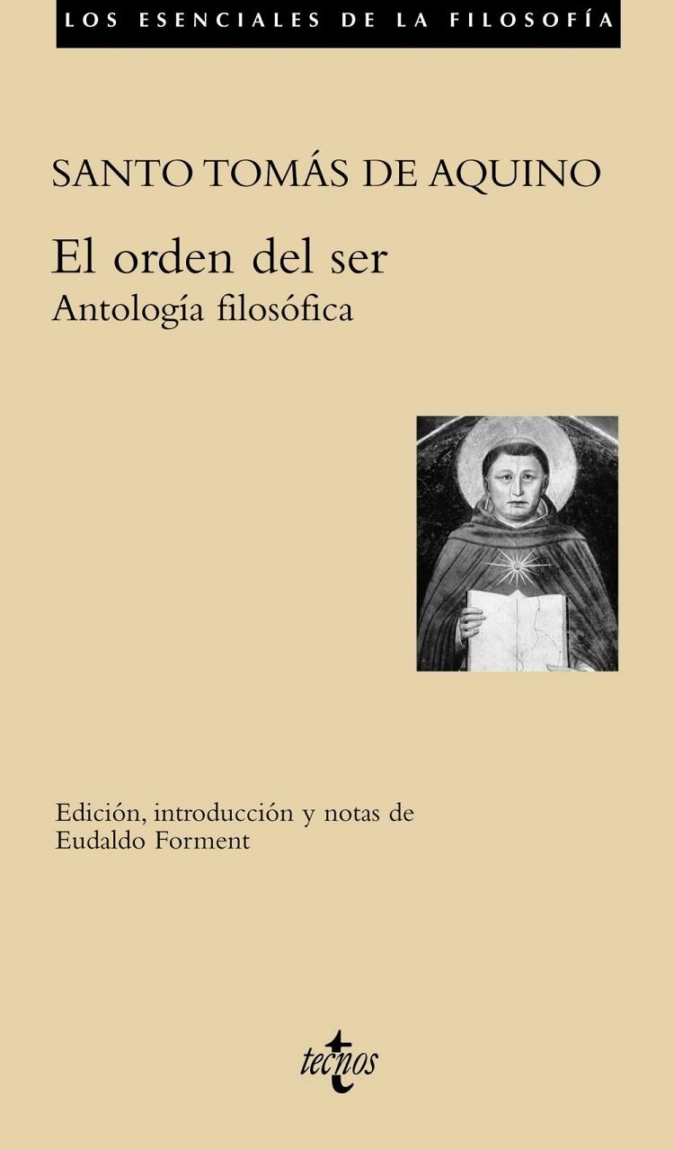 ANTOLOGIA FILOSOFICA. EL ORDEN DEL SER | 9788430939626 | SANT TOMAS DE AQUINO