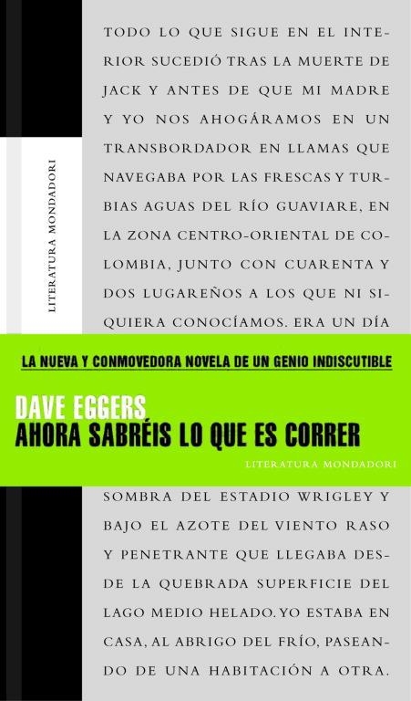 AHORA SABREIS LA QUE ES CORRER | 9788439710097 | EGGERS,DAVE