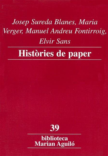 HISTORIES DE PAPER (BIB.MARIAN AGUILO) | 9788484157151 | DIVERSOS