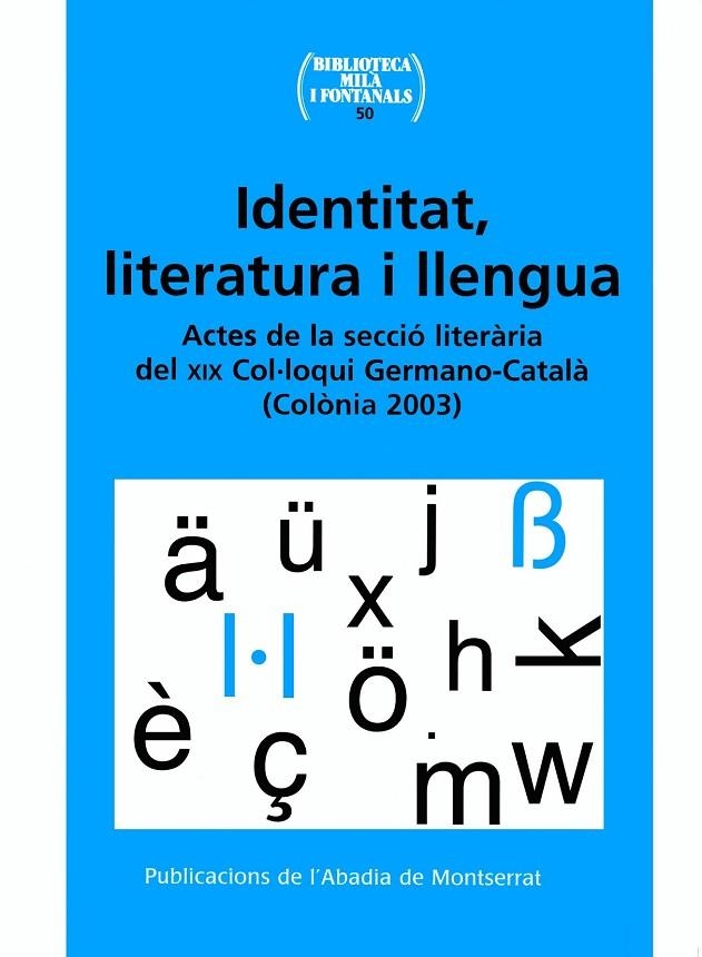 IDENTITAT LITERATURA I LLENGUA | 9788484158110 | DIVERSOS