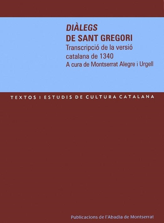 DIALEGS DE SANT GREGORI | 9788484158394 | ALEGRE, MONTSERRAT