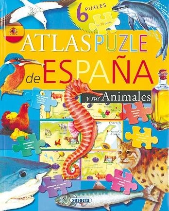 ATLAS PUZLE DE ESPAÑA Y SUS ANIMALES | 9788430562077