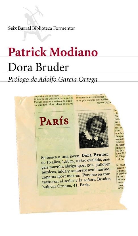 DORA BRUDER (BIB.FORMENTOR) | 9788432228421 | MODIANO, PATRICK