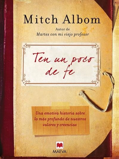 TEN UN POCO DE FE (MAEVA) | 9788492695225 | ALBOM, MITCH