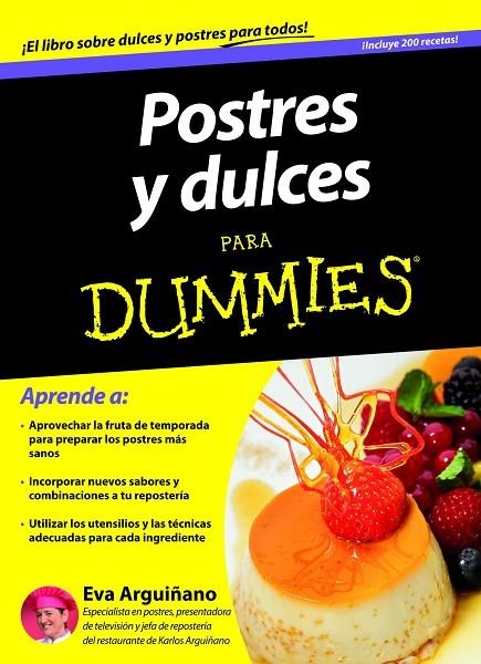 POSTRES Y REPOSTERIA PARA DUMMIES | 9788432900969 | ARGUIÑANO URKIOLA, EVA