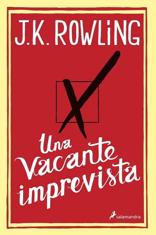 VACANTE IMPREVISTA (T/D) | 9788498384925 | ROWLING, J.K.