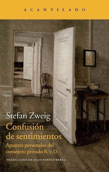 CONFUSION DE SENTIMIENTOS | 9788415689973 | ZWEIG, STEFAN (1881-1942) [VER TITULOS]