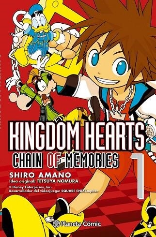 KINGDOM HEARTS CHAIN OF MEMORIES Nº 01 | 9788416244614 | SHIRO AMANO