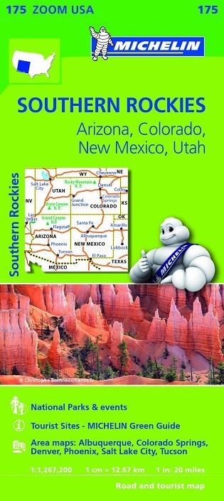 MAPA ZOOM USA SOUTHERN ROCKIES | 9782067190887 | VARIOS AUTORES