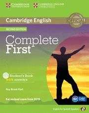 COMPLET FIRST. STUDENT BOOK. AMB RESPOSTA | 9788483238158