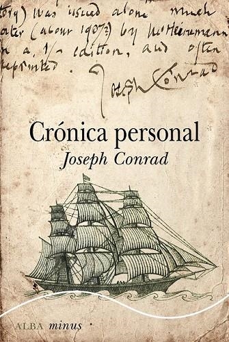 CRÓNICA PERSONAL | 9788490652046 | CONRAD, JOSEPH