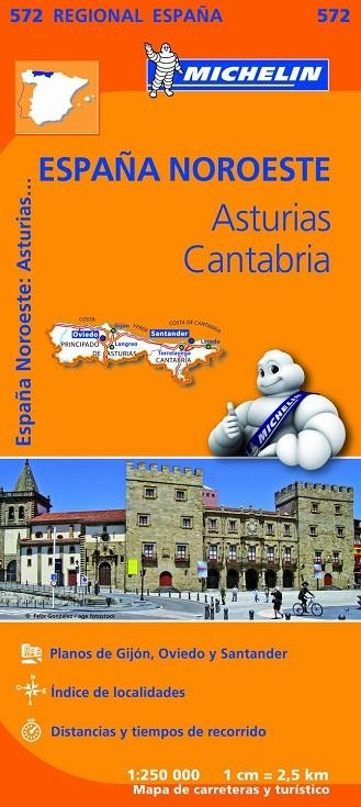 MAPA REGIONAL ASTURIAS, CANTABRIA | 9782067184152 | VARIOS AUTORES