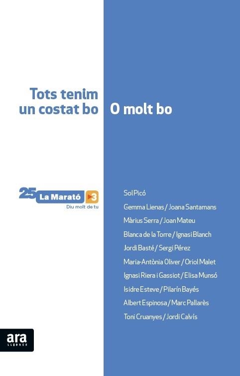 TOTS TENIM UN COSTAT BO O MOLT BO | 9788416154647 | OLIVER I CABRER, MARIA-ANTÒNIA