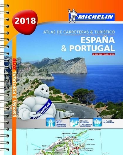 ESPAÑA & PORTUGAL (FORMATO A-4) (ATLAS DE CARRETERAS Y TURÍSTICO ) | 9782067227811 | MICHELIN