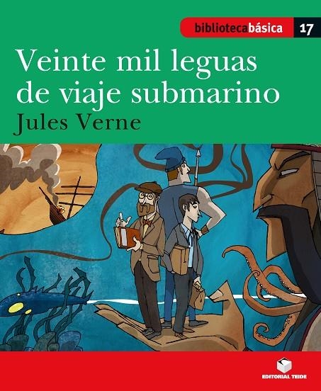 BIBLIOTECA BÁSICA 018 - VEINTE MIL LEGUAS DE VIAJE SUBMARINO -J. VERNE- | 9788430765485