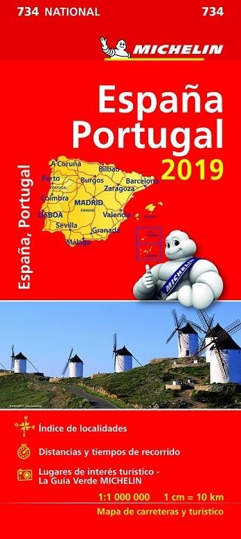 MAPA NATIONAL ESPAÑA - PORTUGAL | 9782067236707 | MICHELIN