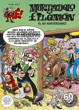 EL 60 ANIVERSARIO (OLÉ! MORTADELO 209) | 9788402421661 | IBÁÑEZ, FRANCISCO