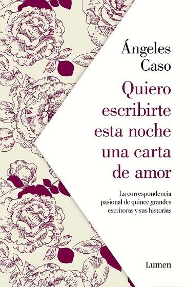 QUIERO ESCRIBIRTE ESTA NOCHE UNA CARTA DE AMOR | 9788426407122 | CASO, ÁNGELES