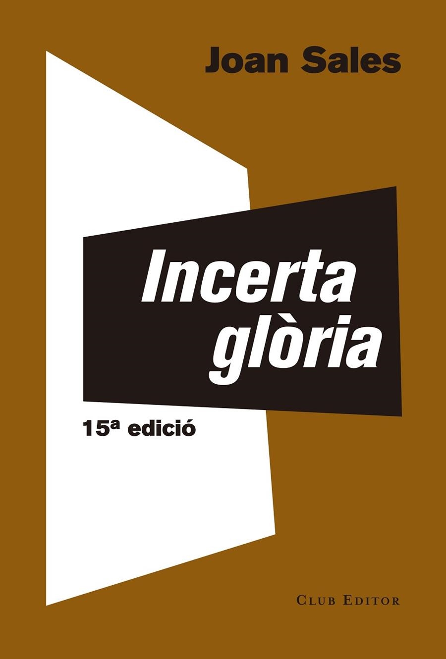 INCERTA GLORIA | 9788473291767 | JOAN SALES