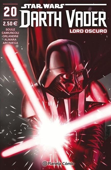 STAR WARS DARTH VADER LORD OSCURO Nº 20/25 | 9788413411538 | SOULE, CHARLES/CAMUNCOLI, GIUSEPPE