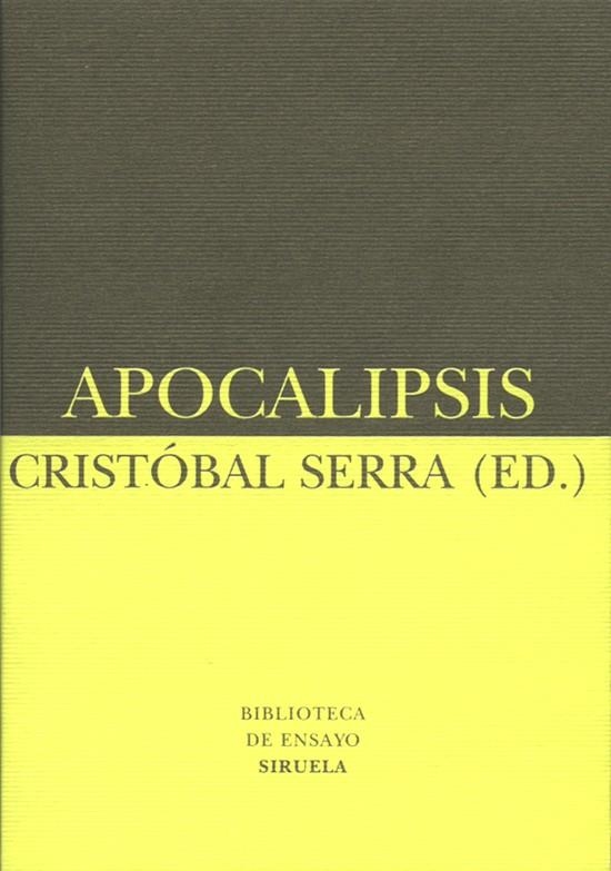 APOCALIPSIS | 9788478446575 | ED.: CRISTOBAL SERRA