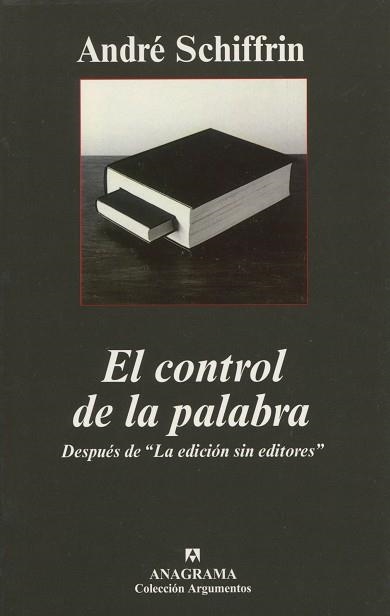 CONTROL DE LAS PALABRAS,EL | 9788433962386 | SCHIFFRIN, ANDRE