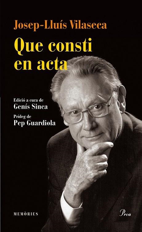 QUE CONSTI EN ACTA | 9788475884615 | JOSEP LLUÍS VILASECA GUASCH