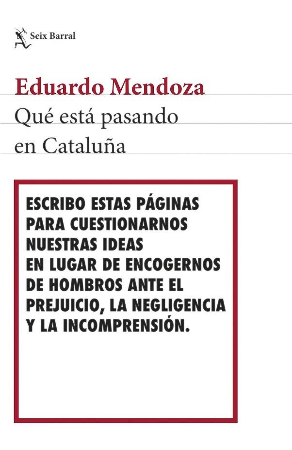 QUÉ ESTÁ PASANDO EN CATALUÑA | 9788432233494 | MENDOZA, EDUARDO