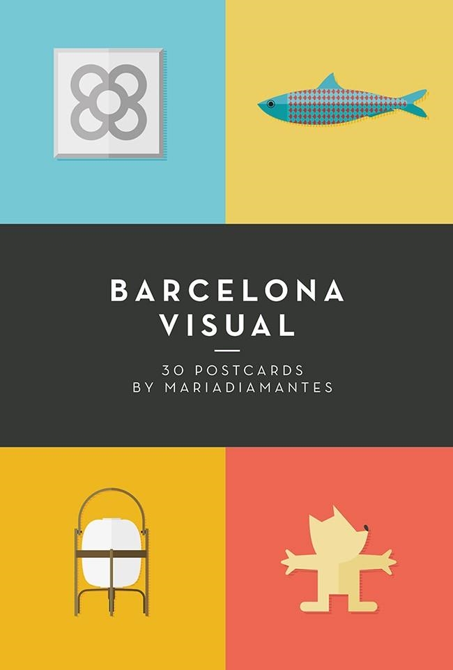 BARCELONA VISUAL 30 POSTCARDS | 9788415888871 | MARIADIAMANTES