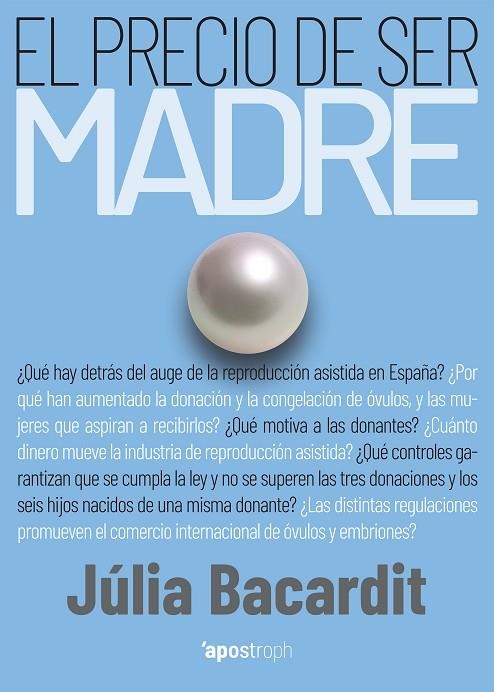 EL PRECIO DE SER MADRE | 9788412254921 | BACARDIT, JÚLIA