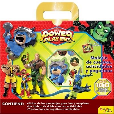 POWER PLAYERS. MALETÍN DE CUENTOS, ACTIVIDADES Y PEGATINAS | 9788408242970 | HEROES, ZAG