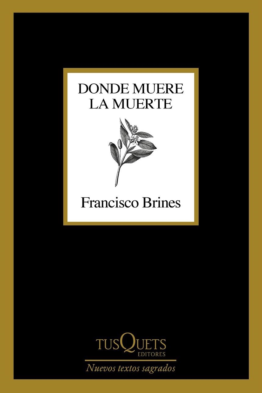 DONDE MUERE LA MUERTE | 9788411070188 | BRINES, FRANCISCO