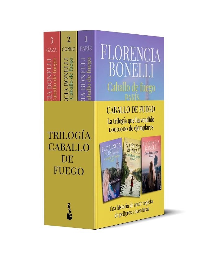 PACK TRILOGÍA CABALLO DE FUEGO | 9788408261636 | BONELLI, FLORENCIA