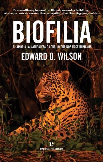 BIOFILIA | 9788417800574 | WILSON, EDWARD O.