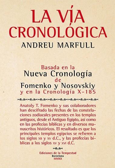 LA VÍA CRONOLÓGICA | 9788412176810 | MARFULL, ANDREU