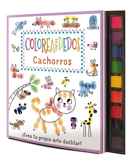 COLOREA CON TUS DEDOS: CACHORROS | 9788468370798 | HERASIMOVA, OLENA/LOTT, AMANDA